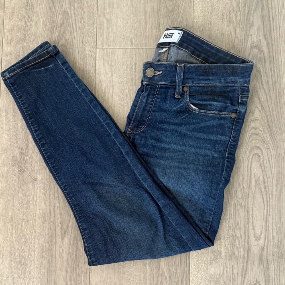 Paige Verdugo Skinny Jeans Dark Wash Women’s